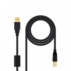 CABLE FERRITA USB(A) 2.0 A USB(B)
