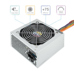FUENTE ALIMENTACION TOOQ TQAPOLO - 500SP 500W PFC