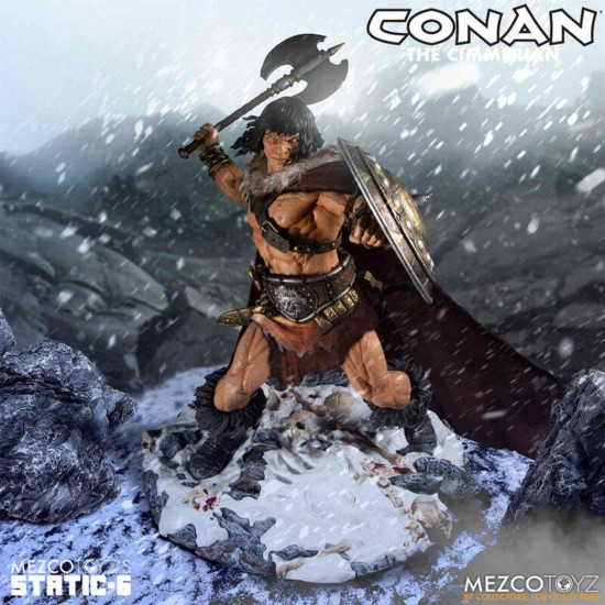 FIGURA MEZCO TOYZ STATIC SIX CONAN Figuras