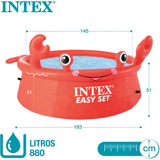 INTEX 26100 PISCINA HINCHABLE REDONDA 183X51CM Piscinas INTEX 26100 PISCINA HINCHABLE REDONDA 183X51CM Piscinas