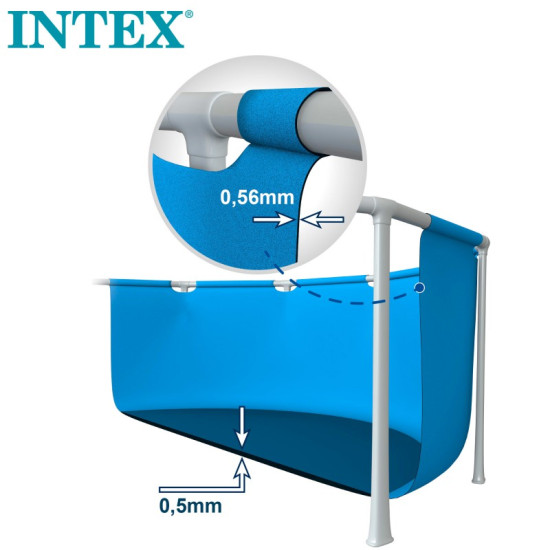 INTEX 28270 PISCINA DESMONTABLE TUBULAR 220X150X60CM Piscinas INTEX 28270 PISCINA DESMONTABLE TUBULAR 220X150X60CM Piscinas
