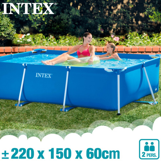 INTEX 28270 PISCINA DESMONTABLE TUBULAR 220X150X60CM Piscinas INTEX 28270 PISCINA DESMONTABLE TUBULAR 220X150X60CM Piscinas