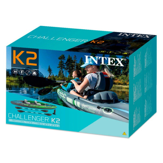 INTEX 68306 - KAYAK HINCHABLE K2 Kayak y paddle surf INTEX 68306 - KAYAK HINCHABLE K2 Kayak y paddle surf