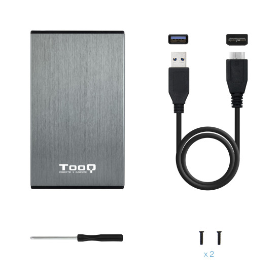 CAJA EXTERNA TOOQ TQE - 2527G HHD SSD Cajas externas CAJA EXTERNA TOOQ TQE - 2527G HHD SSD Cajas externas