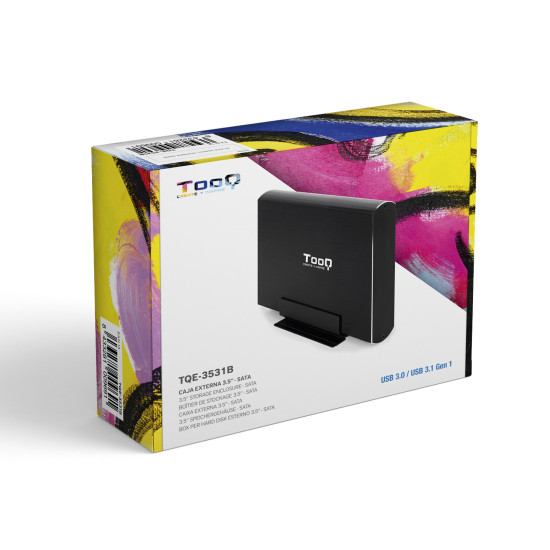 CAJA EXTERNA TOOQ TQE - 3531B 3.5 PULGADAS SATA Cajas externas CAJA EXTERNA TOOQ TQE - 3531B 3.5 PULGADAS SATA Cajas externas