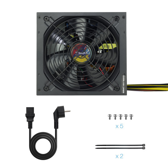 FUENTE ALIMENTACION TOOQ TQAPOLO - 600SP ATX 600W Fuentes de alimentación