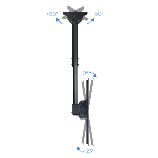 SOPORTE TECHO TOOQ LPCE1170TSLI - B 37 PULGADAS - 70 PULGADAS CARGA Soportes monitores  tv