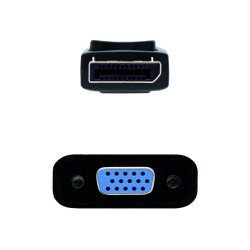 ADAPTADOR DISPLAYPORT A SVGA NANOCABLE MACHO - HEMBRA