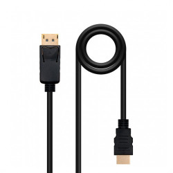 CABLE DISPLAYPORT A HDMI NANOCABLE 2M
