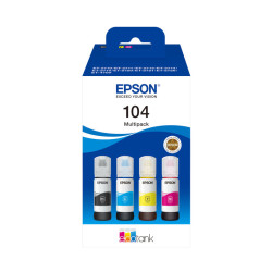 MULTIPACK BOTELLAS EPSON ECOTANK 104 NEGRO