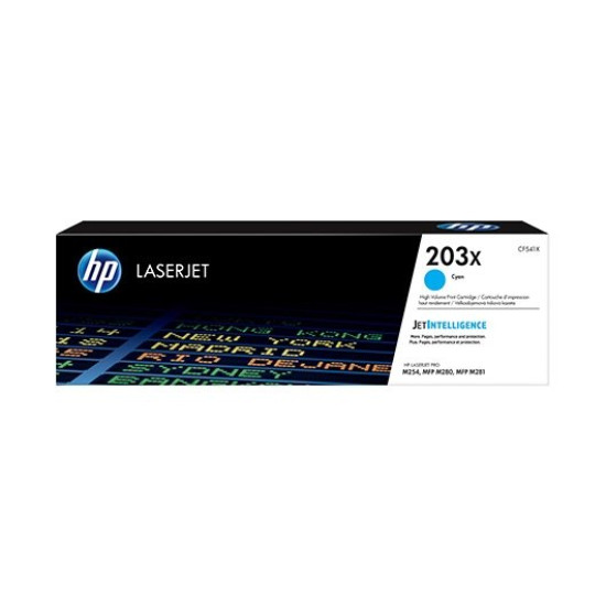 TONER HP ORIGINAL LASERJET 203X CYAN Consumibles impresión láser