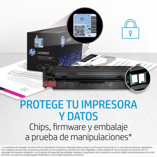 HP ORIGINAL TONER LASERJET 203X MAGENTA Consumibles impresión láser HP ORIGINAL TONER LASERJET 203X MAGENTA Consumibles impresión láser