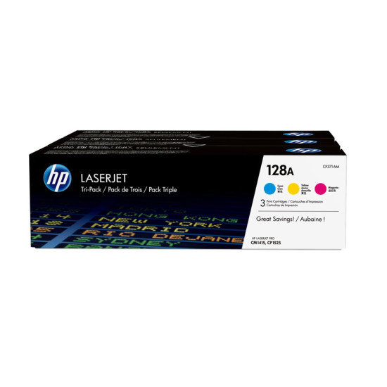 MULTIPACK TONER HP 128A CIAN MAGENTA Consumibles impresión láser