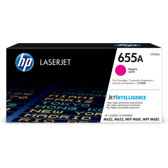 TONER HP 655A MAGENTA Consumibles impresión láser TONER HP 655A MAGENTA Consumibles impresión láser