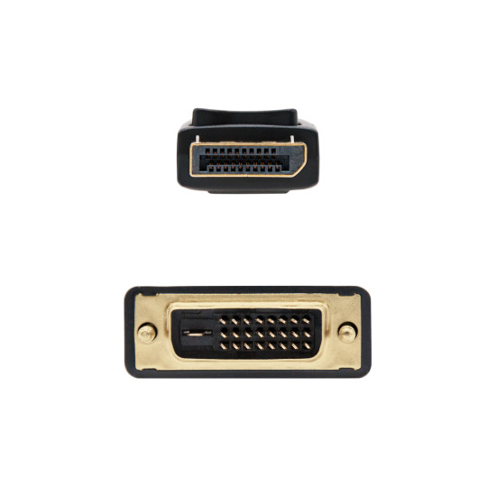 CABLE DISPLAYPORT A DVI NANOCABLE 1M Cables audio vídeo CABLE DISPLAYPORT A DVI NANOCABLE 1M Cables audio vídeo