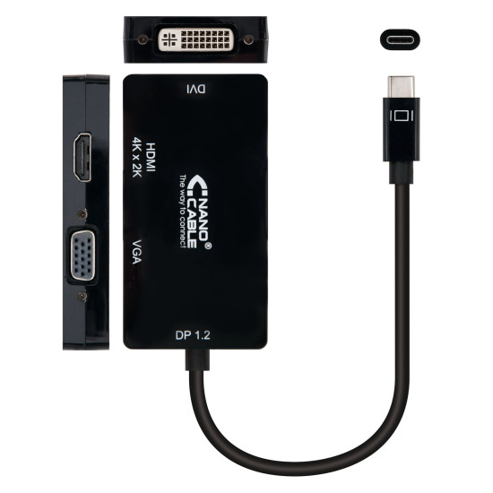 CONVERSOR USB TIPO C A VGA Cables audio vídeo CONVERSOR USB TIPO C A VGA Cables audio vídeo