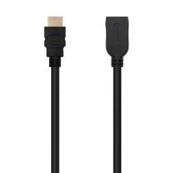 CABLE HDMI 2.0 NANOCABLE 3M MACHO - HEMBRA