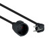 CABLE ALIMENTACION SCHUKO NANOCABLE 2M MACHO - HEMBRA Regletas y alargadores CABLE ALIMENTACION SCHUKO NANOCABLE 2M MACHO - HEMBRA Regletas y alargadores
