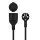 CABLE ALIMENTACION SCHUKO NANOCABLE 2M MACHO - HEMBRA Regletas y alargadores CABLE ALIMENTACION SCHUKO NANOCABLE 2M MACHO - HEMBRA Regletas y alargadores