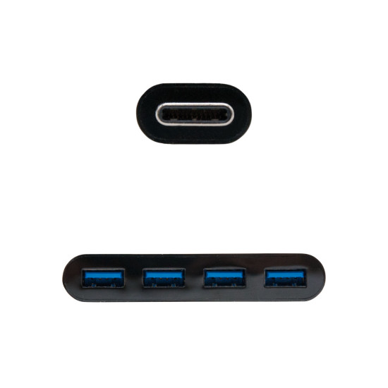 ADAPTADOR USB TIPO C A 4 Cables audio vídeo ADAPTADOR USB TIPO C A 4 Cables audio vídeo