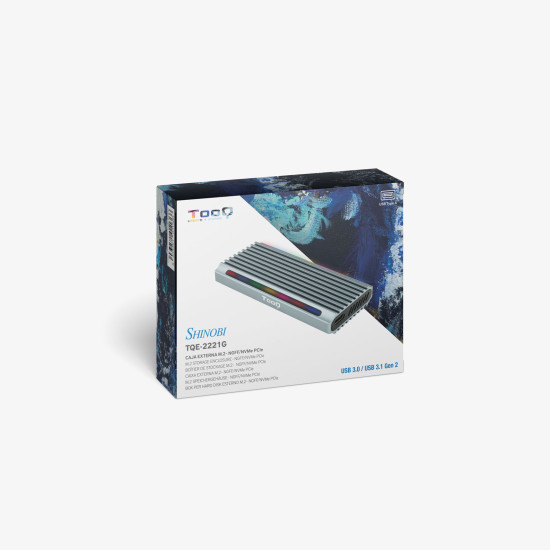 CAJA EXTERNA TOOQ TQE - 2221G SHINOBI SSD Cajas externas CAJA EXTERNA TOOQ TQE - 2221G SHINOBI SSD Cajas externas
