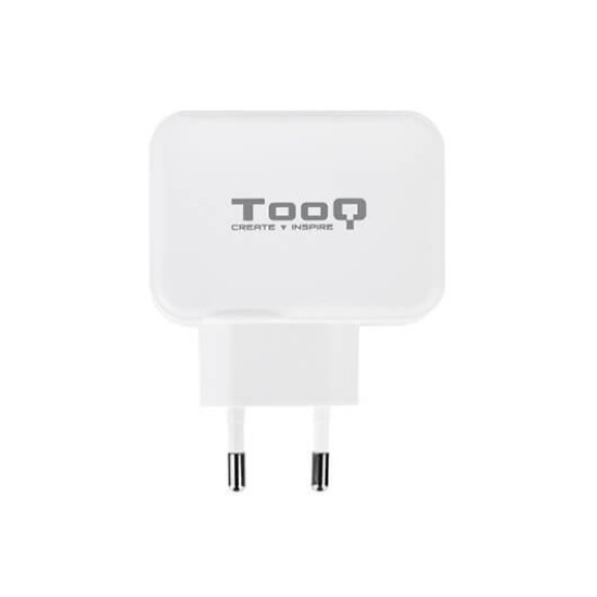 CARGADOR PARED DOBLE TOOQ USB TIPO Baterías y cargadores portátiles