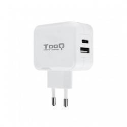 CARGADOR PARED DOBLE TOOQ USB TIPO