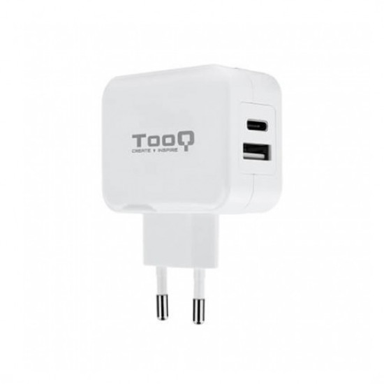 CARGADOR PARED DOBLE TOOQ USB TIPO Baterías y cargadores portátiles CARGADOR PARED DOBLE TOOQ USB TIPO Baterías y cargadores portátiles