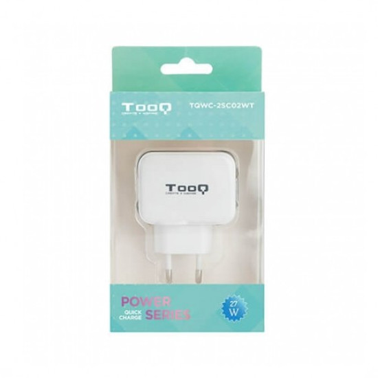 CARGADOR PARED DOBLE TOOQ USB TIPO Baterías y cargadores portátiles CARGADOR PARED DOBLE TOOQ USB TIPO Baterías y cargadores portátiles