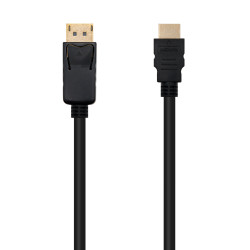 CABLE DISPLAYPORT A HDMI NANOCABLE 1M