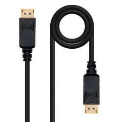 CABLE DISPLAYPORT NANOCABLE 2M MACHO - MACHO NEGRO