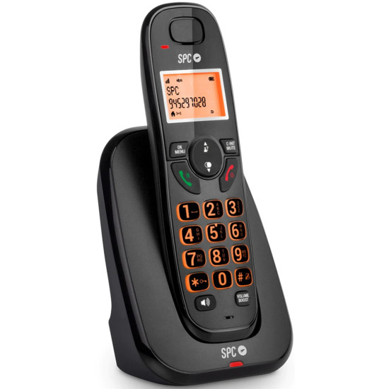 TELEFONO INALAMBRICO SPC KAIRO NEGRO PANTALLA Teléfonos fijos TELEFONO INALAMBRICO SPC KAIRO NEGRO PANTALLA Teléfonos fijos