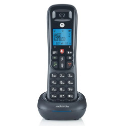 TELEFONO MOTOROLA CD4001 WIRELESS INALAMBRICO NEGRO