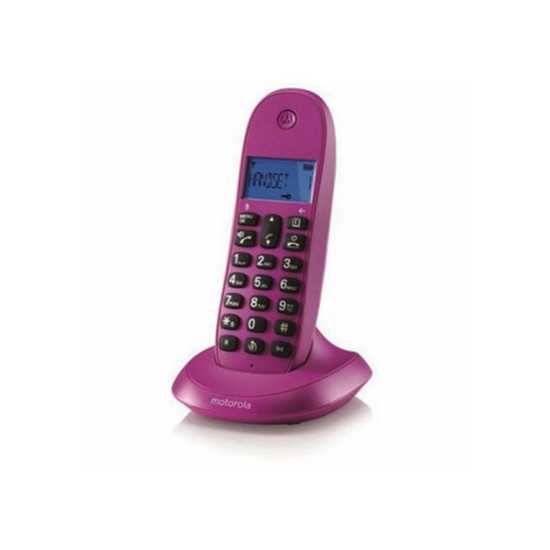 TELEFONO MOTOROLA C1001LB+ WIRELESS INALAMBRICO VIOLETA Teléfonos fijos