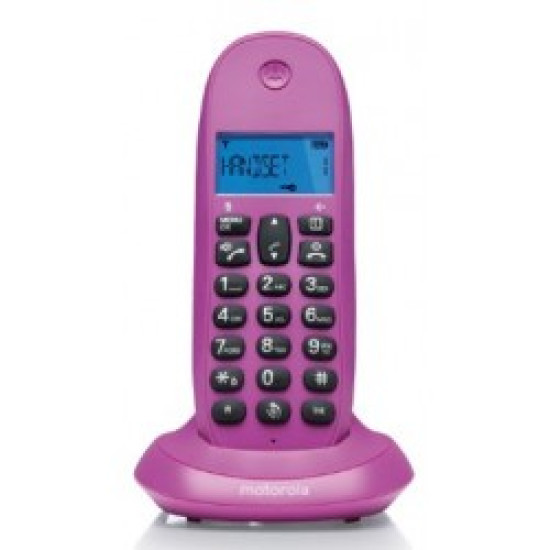 TELEFONO MOTOROLA C1001LB+ WIRELESS INALAMBRICO VIOLETA Teléfonos fijos TELEFONO MOTOROLA C1001LB+ WIRELESS INALAMBRICO VIOLETA Teléfonos fijos