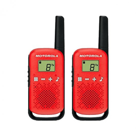 WALKIE TALKIE MOTOROLA TLKR - T42 RED PACKS Walkie talkies