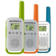 WALKIE TALKIE MOTOROLA TLKR - T42 PACKS 3 Walkie talkies WALKIE TALKIE MOTOROLA TLKR - T42 PACKS 3 Walkie talkies