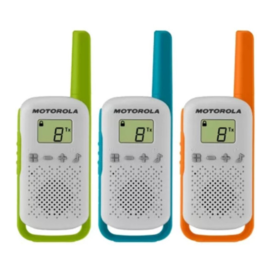 WALKIE TALKIE MOTOROLA TLKR - T42 PACKS 3 Walkie talkies WALKIE TALKIE MOTOROLA TLKR - T42 PACKS 3 Walkie talkies