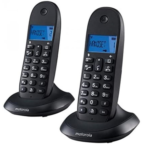 TELEFONO MOTOROLA DUO C1002 GRIS Teléfonos fijos TELEFONO MOTOROLA DUO C1002 GRIS Teléfonos fijos