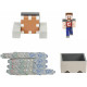 FIGURA MATTEL MINECRAFT VAGONETA EXPLOSIVA LANZA Figuras