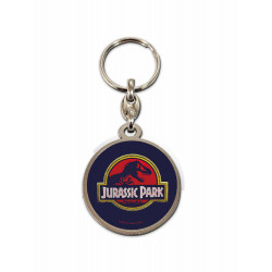 LLAVERO REDONDO LOGO PELICULA JURASSIC PARK