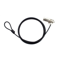 CABLE SEGURIDAD PORTATIL NILOX COMBINACION 4