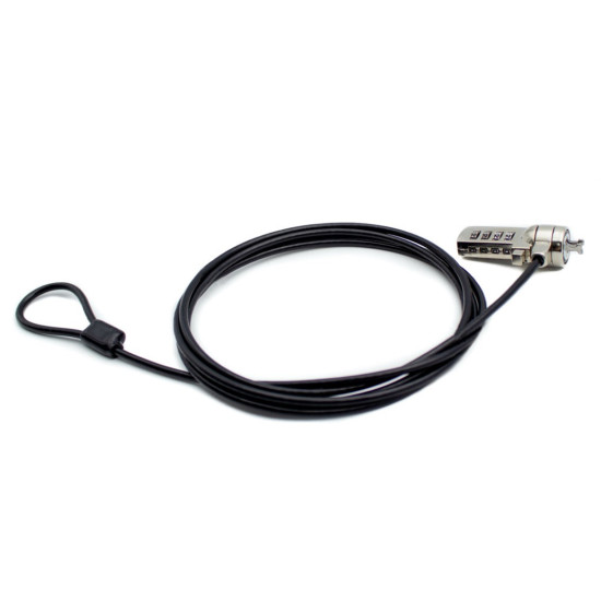 CABLE SEGURIDAD PORTATIL NILOX COMBINACION 4 Accesorios de portátiles CABLE SEGURIDAD PORTATIL NILOX COMBINACION 4 Accesorios de portátiles