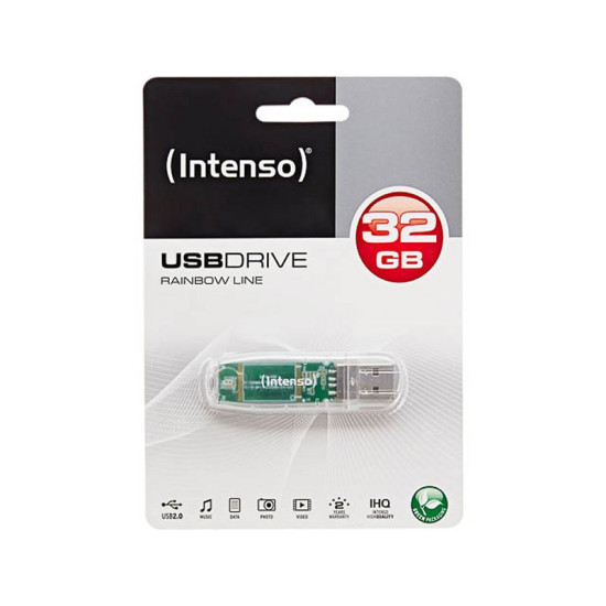 MEMORIA USB 2.0 INTENSO RAINBOW 32GB Memorias usb