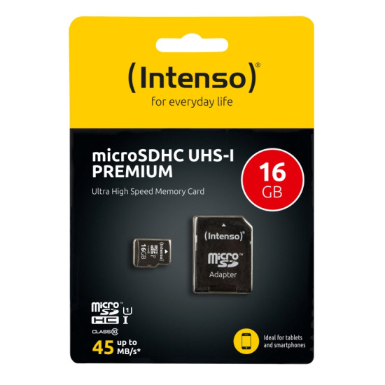 TARJETA MICRO SD INTENSO 16GB UHS - I Memorias secure digital (sd) TARJETA MICRO SD INTENSO 16GB UHS - I Memorias secure digital (sd)