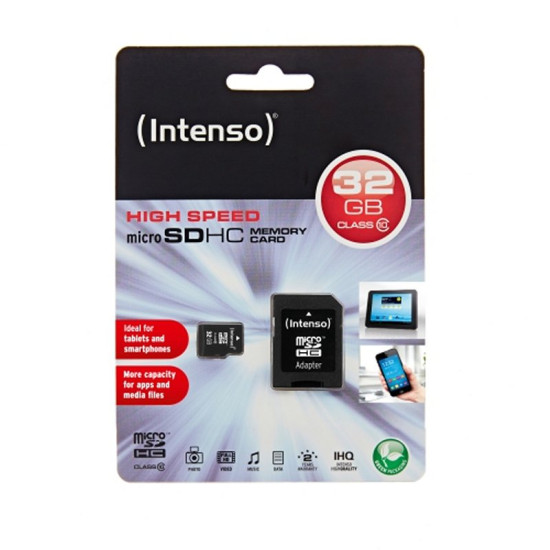 TARJETA MICRO SD INTENSO 32GB CL10 Memorias secure digital (sd) TARJETA MICRO SD INTENSO 32GB CL10 Memorias secure digital (sd)