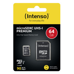 TARJETA MICRO SD INTENSO 64GB UHS - I