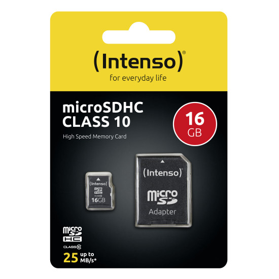 TARJETA MICROSD INTENSO 16GB CL10 + Memorias secure digital (sd) TARJETA MICROSD INTENSO 16GB CL10 + Memorias secure digital (sd)