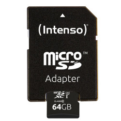 TARJETA MICRO SD INTENSO 64GB UHS - I