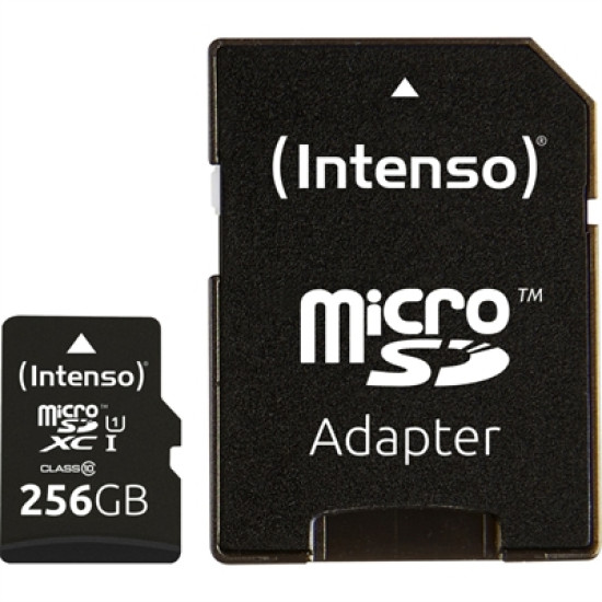 TARJETA MEMORIA MICRO SD INTENSO 256GB Memorias secure digital (sd)